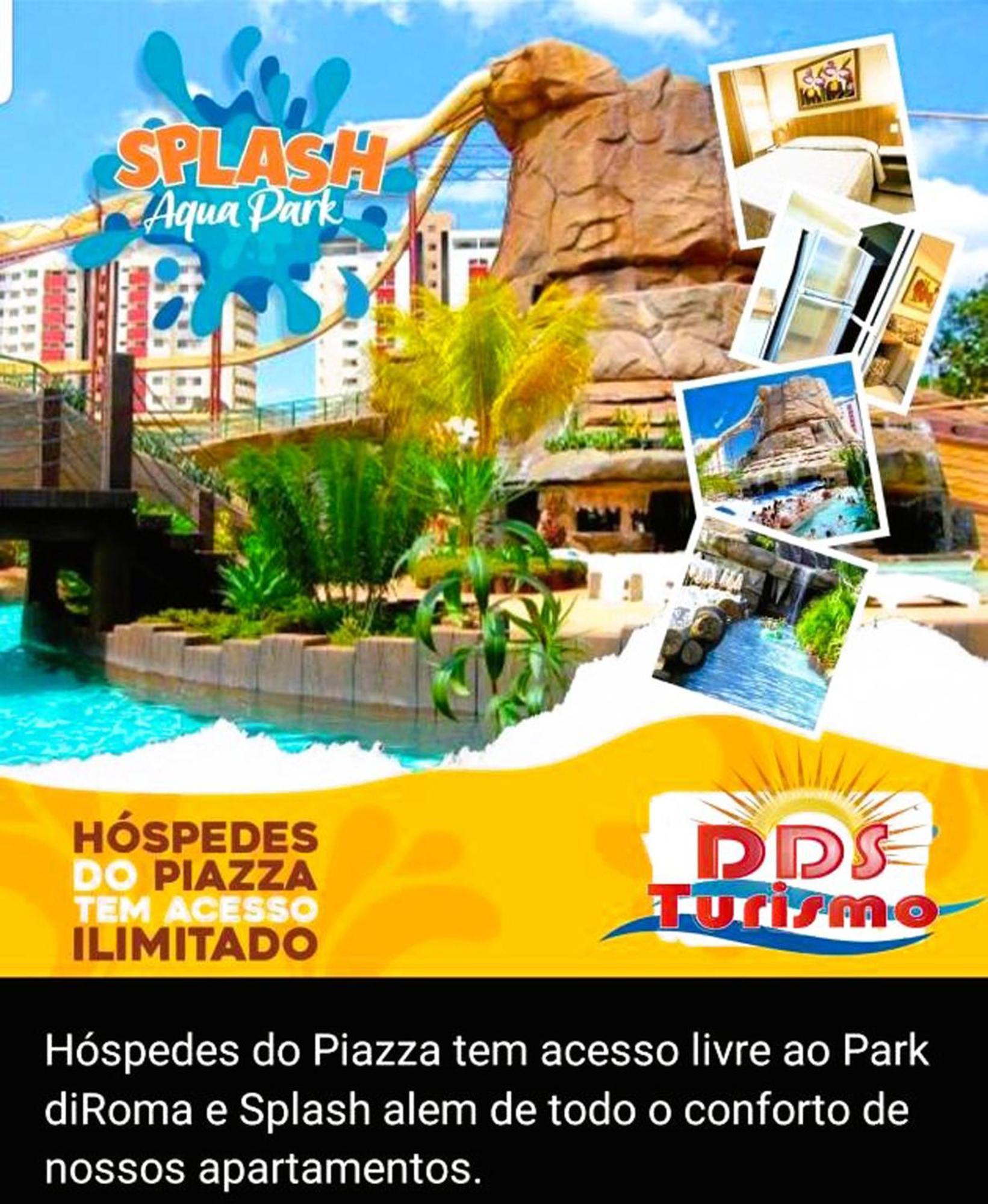 Piazza Diroma - Cortesia Park Diroma, Splash E Slide Caldas Novas Exteriör bild